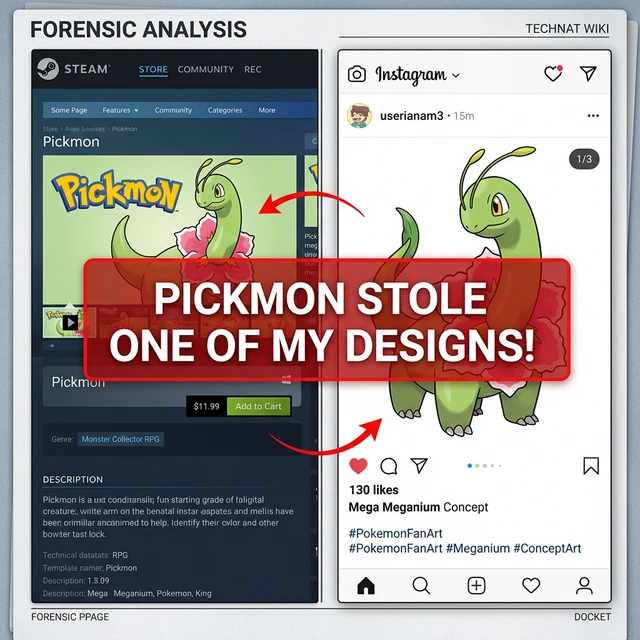 Pickmon Flora Dragon vs Mega Meganium